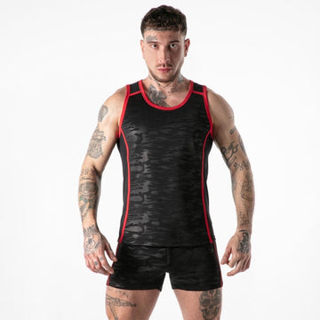 LOCKER GEAR - REGATA DE ACESSO MILITAR COMPLETO VERMELHA M