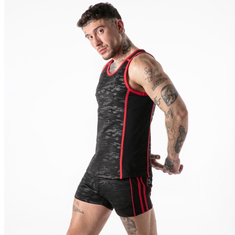 LOCKER GEAR - REGATA DE ACESSO MILITAR COMPLETO VERMELHA G
