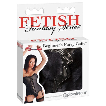 FETISH FANTASY SERIES - FURRY CUFFS PRETO