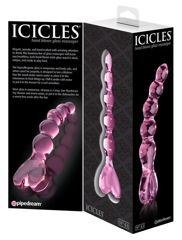 ICICLES - MASSAGEADOR DE VIDRO N. 43