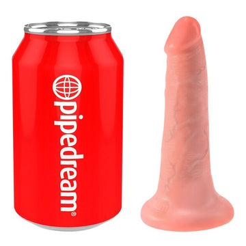 KING COCK - DILDO COM BOLAS 14 CM CARNE
