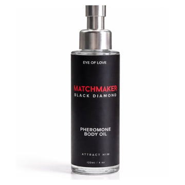EYE OF LOVE - ÓLEO CORPORAL COM FEROMÔNIOS DE DIAMANTE NEGRO MATCHMAKER 120 ML