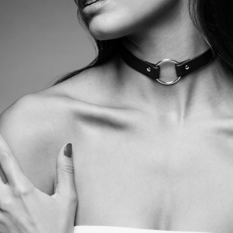 BIJOUX INDISCRETS - MAZE COLAR GARGANTILHA PRETO