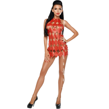 ME-SEDUCE - GWEN VESTIDO NUAS COSTAS VERMELHO L/XL