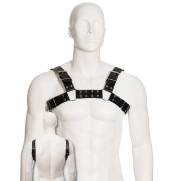 LEATHER BODY - ARNÊS PARA CES BLACK BULL